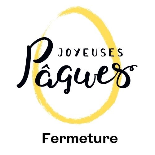 Avis fermeture congé de Pâques